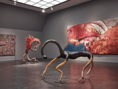 Verschiedene künstler, Anatomie der fragilität – Körperbilder in kunst und wissenschaft, ausstellungsansicht. Mit freundlicher genehmigung des Frankfurter Kunstvereins