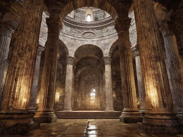 El Pantéon de Agripa. La reconstrucción adrianea transformó el diseño y el significado convirtiéndolo en una obra maestra
 de la ingeniería romana, capaz de fusionar una planta rectangular con un espacio circular mediante un lenguaje innovador que desafiaba la arquitectura tradicional