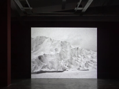 Chen Xiaoyi, Moth/Good-bye/of all things the weight, exhibition view. Courtesy of A Thousand Plateaus Art Space