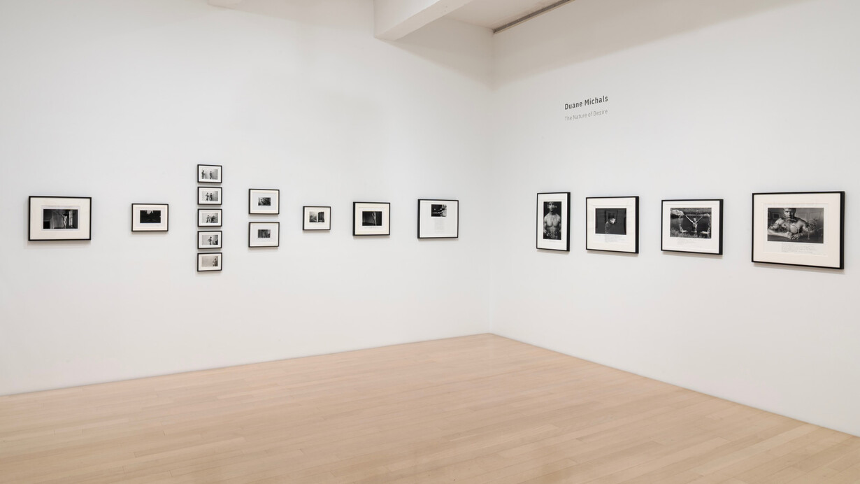 Duane Michals, The nature of desire, exhibition view. Courtesy of DC Moore Gallery 