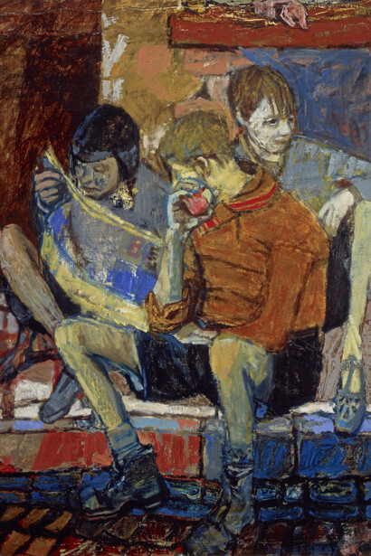 Joan Eardley, Street kids (detail), about 1949 - 1951. Courtesy of National Galleries of Scotland