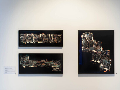 Dafna Talmor, Sea of stones: constructed landscapes (vol. III), exhibition view. Courtesy of Tobe Gallery