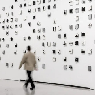 Lygia Pape, Tisser l’espace, vue d'exposition. Avec l'aimable autorisation de la Bourse de Commerce