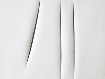 Lucio Fontana, Concetto spaziale, 1966