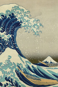 The Great Wave at Kanagawa, designed by Katsushika Hokusai