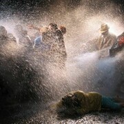 Bill Viola, The Raft, May 2004, Video/sound installation © Bill Viola