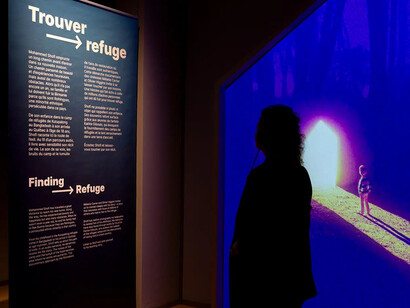 Finding refuge, exhibition view. Courtesy of Musée de la civilisation