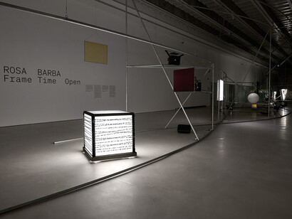 Rosa Barba, Frame time open, exhibition view. Courtesy of Maxxi
