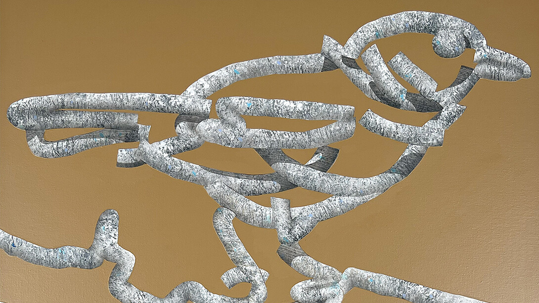 Daniel Raedeke, World outside (detail), 2025. Courtesy of Bruno David Gallery