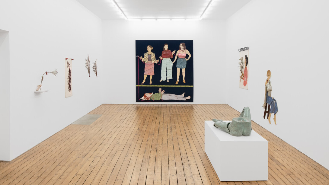 Paloma Proudfoot, A festival of ugly sounds, exhibition view. Courtesy of The Approach