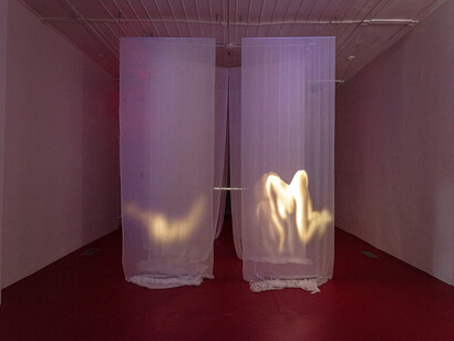 Vivian Caccuri, I hear my blood singing, exhibition view. Courtesy of Mattress Factory