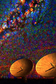 La Materia Oscura, immagine creata da Sergio Pessolano nel marzo del 2015
