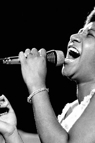 Aretha Franklin en concierto