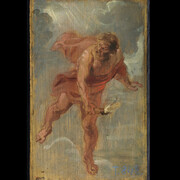 Prometheus, Rubens, 1636 - 1637, Oil on panel. 16,6 x 25,7 cm.. Museo Nacional del Prado