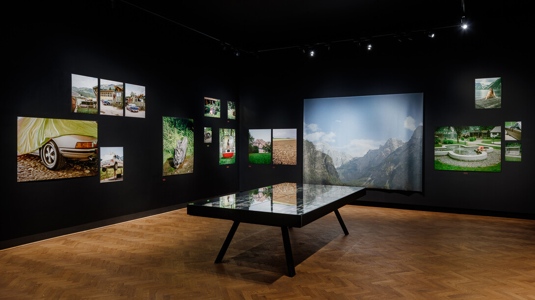 Sophie Mercedes Köchert, Salzkammergut selected II, exhibition view. Courtesy of Francisco Carolinum Linz