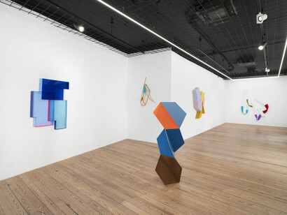 Henrik Eiben, Gap in the clouds, exhibition view. Courtesy of Galerie Lange + Pult