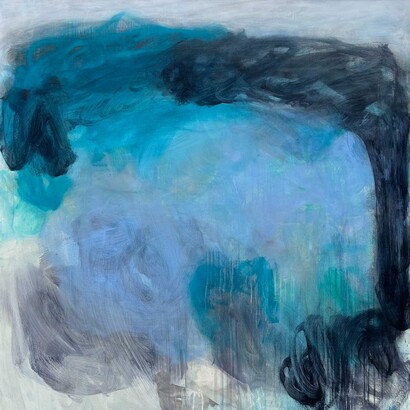 Leah Beggs, Night swimming - Lake (detail), 2026. Courtesy of Solomon Fine Art 