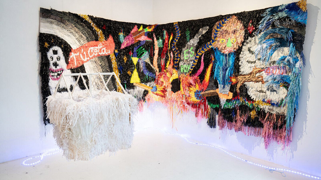 Paulo Licona, Soltar la presa ¡Auu! Exhibition view. Courtesy of La Balsa Gallery