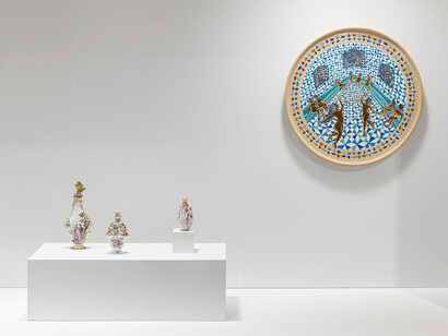 Pleasant smells and warm fellowships: scent in Islamic ceramics, exhibition view. Courtesy of Gardiner Museum