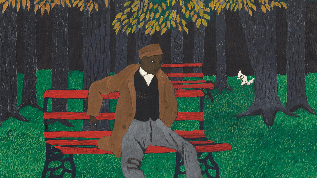Horace Pippin, The park bench, 1946. Courtesy of Philadelphia Museum of Art