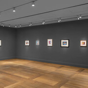 Sophie Taeuber-Arp, La règle des courbes, vue de l'exposition. Avec l'aimable autorisation de la Galerie Hauser et Wirth