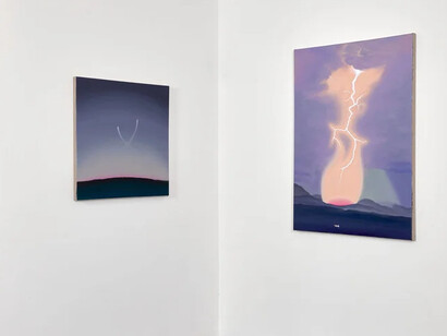 Diego Medina, Shew stone, exhibition view. Courtesy of smoke the moon 