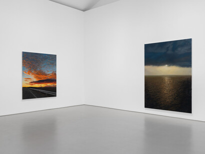 Friedrich Kunath, On a clear day I can see you forever, vue de l'exposition. Avec l'aimable autorisation de la Galerie Max Hetzler