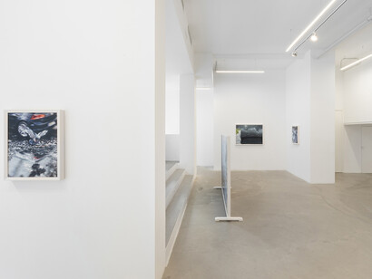 Philipp Fröhlich, La cavale, vista de exhibición. Cortesía de la Galería Juan Silió 