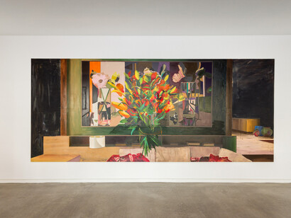 Erik A. Frandsen, Paintings 2025, exhibition view. Courtesy of Hans Alf Gallery 