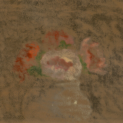 Robert M. Kulicke, Untitled (Muted bouquet) (detail), 1986. Courtesy of Paul Thiebaud Gallery