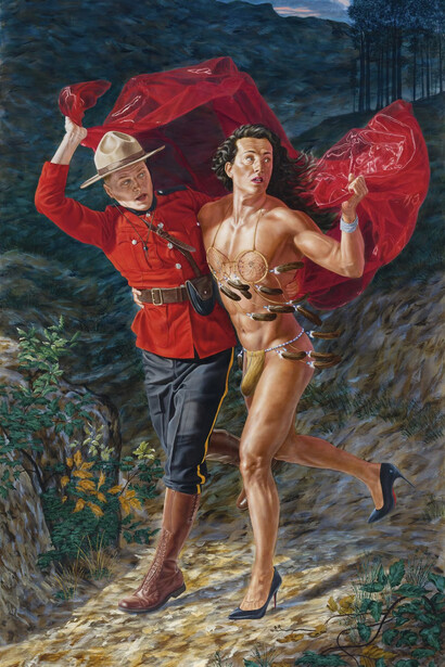Kent Monkman, The storm, 2021. Courtesy of Montreal Museum of Fine Arts