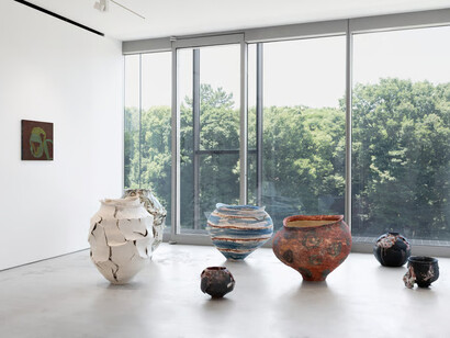 Various artists, Surface and signal, exhibition view. Courtesy of Blum Gallery