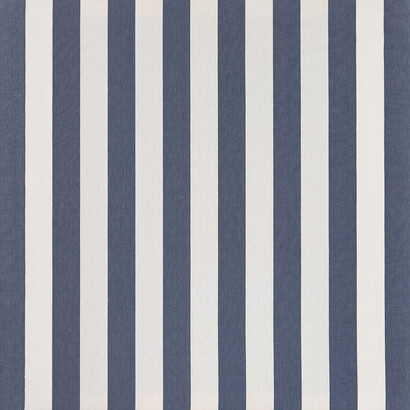 Daniel Buren, White acrylic paint on white and blue striped fabric (détail), March 1972. Avec l’aimable autorisation du Musée des beaux-arts du Canada