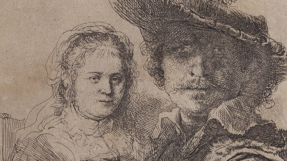 Rembrandt y Saskia (Pareja) (detalle), 1636. Cortesía del Museo Carmen Thyssen