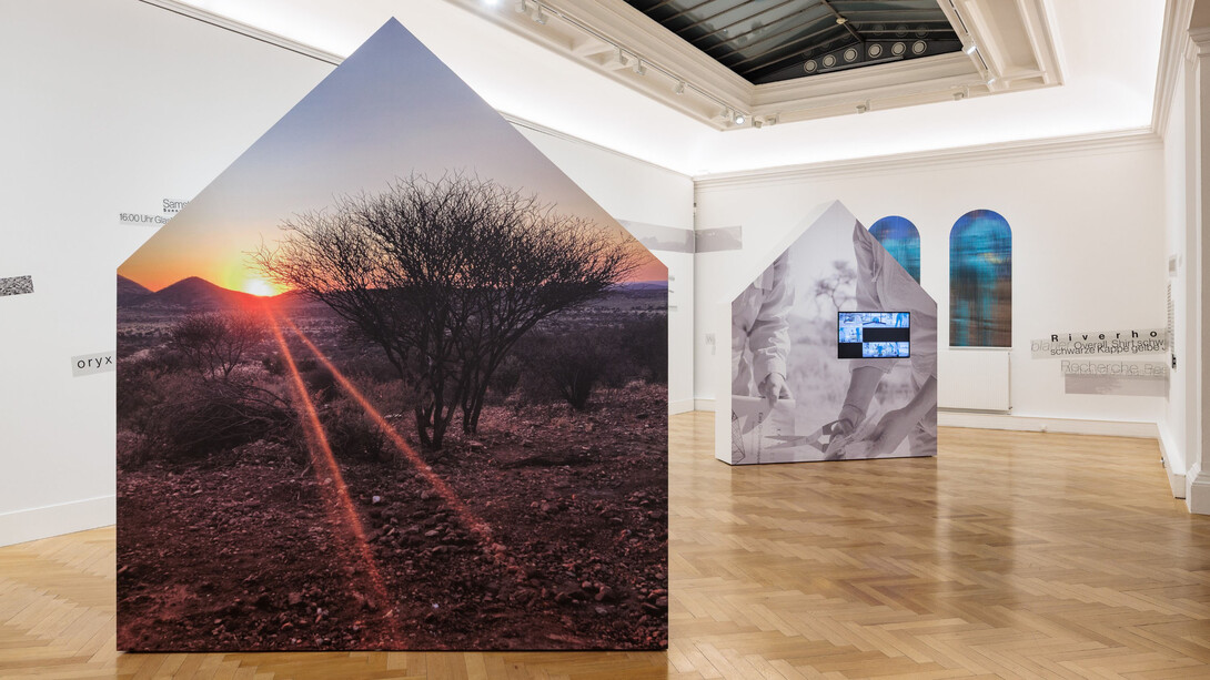 Freundinnenderkunst, Glashausfantasie, ausstellungsansicht. Mit freundlicher genehmigung des Francisco Carolinum Linz