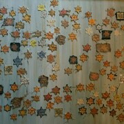 Valentina Carrera, 129 stelle strappate, 140 x 120, t.m. su tavola, 2012