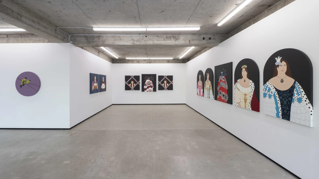 Ayesha Green, Te pōwhiri, exhibition view. Courtesy of Jhana Millers Gallery