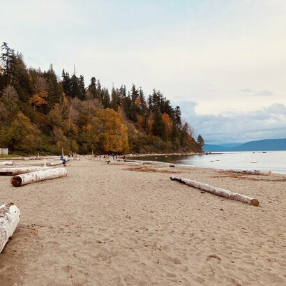 A view of Point Grey from Wreck Beach, Vancouver, Canada