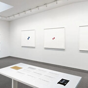 Mel Bochner, Editions, 1970-1979, exhibition view. Courtesy of Krakow Witkin Gallery