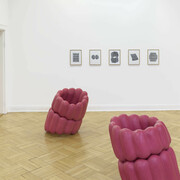 Jaana Caspary, Skulptur, exhibition view. Courtesy of Galerie Friese. Photo by Eric Tschernow