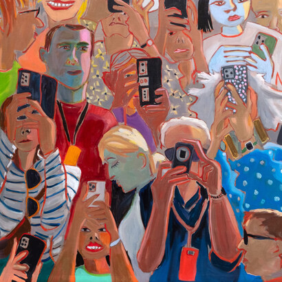 Maureen O'Leary, At the monument (detail), 2025. Courtesy of Cristin Tierney Gallery 