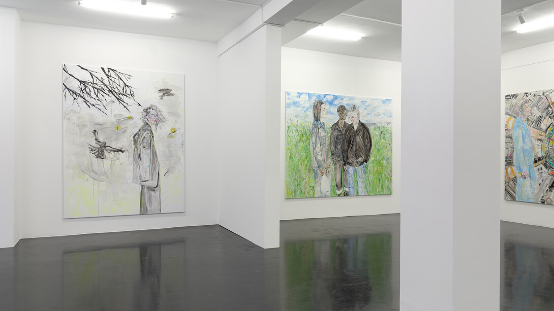 Hans-Jörg Mayer, Post society, ausstellungsansicht. Mit freundlicher genehmigung der Galerie Nagel Draxler