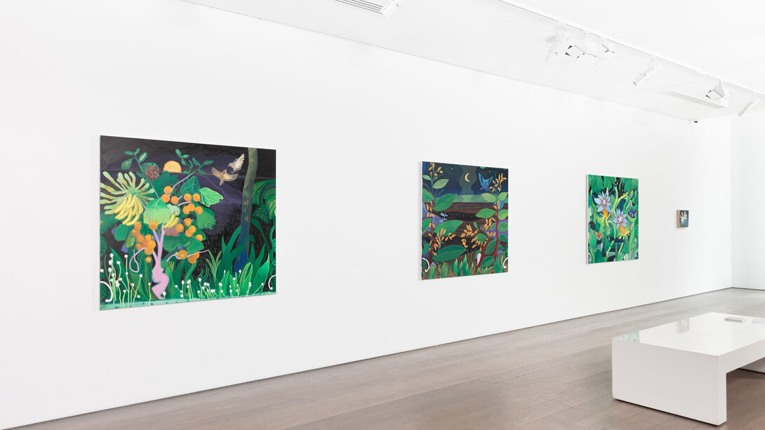 Myles Young, Magic and fertility, exhibition view. Courtesy of Olsen Gallery