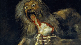 Francisco de Goya, Saturno devorando a su hijo (1819–1823, detalle). El enojo, aunque generalmente catalogado como una emoción negativa, es una respuesta natural ante situaciones percibidas como injustas o amenazantes