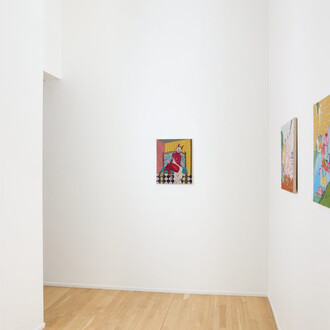 Soheila Kayoud, When the div came home, exhibition view. Courtesy of Andrew Rafacz 