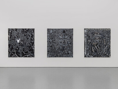 Fantasy nightmare reality: waging onwards mental battle against treacherous images created by masters, exhibition view. Courtesy of Ruttkowski;68