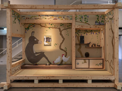 Atsushi Kaga, Just another human experience, exhibition view. Courtesy of the Douglas Hyde Gallery