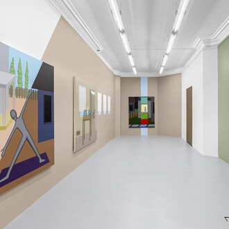 Emily Ludwig Shaffer, The fosse way, exhibition view. Courtesy of Galerie Pact