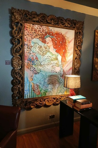 Saverio Lucci, Geographies of the Gaze, Opus Italian wine bar restaurant, Bangkok, Thailand 