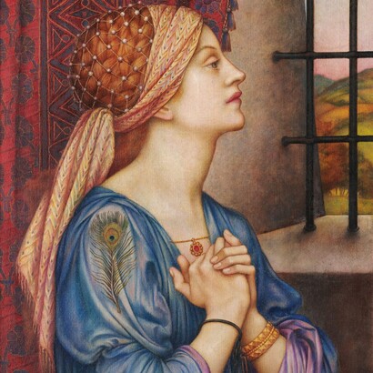 Evelyn De Morgan, "The Prisoner", 1907-08, De Morgan Collection, Londra, UK 